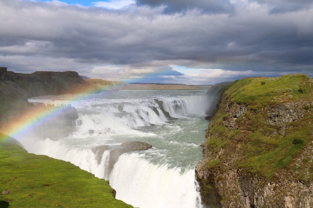 Cascade de Gulfoss en Islande